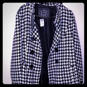 Houndstooth Peacoat